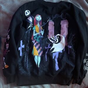 Disney Black Nightmare Before Christmas Sweatshirt